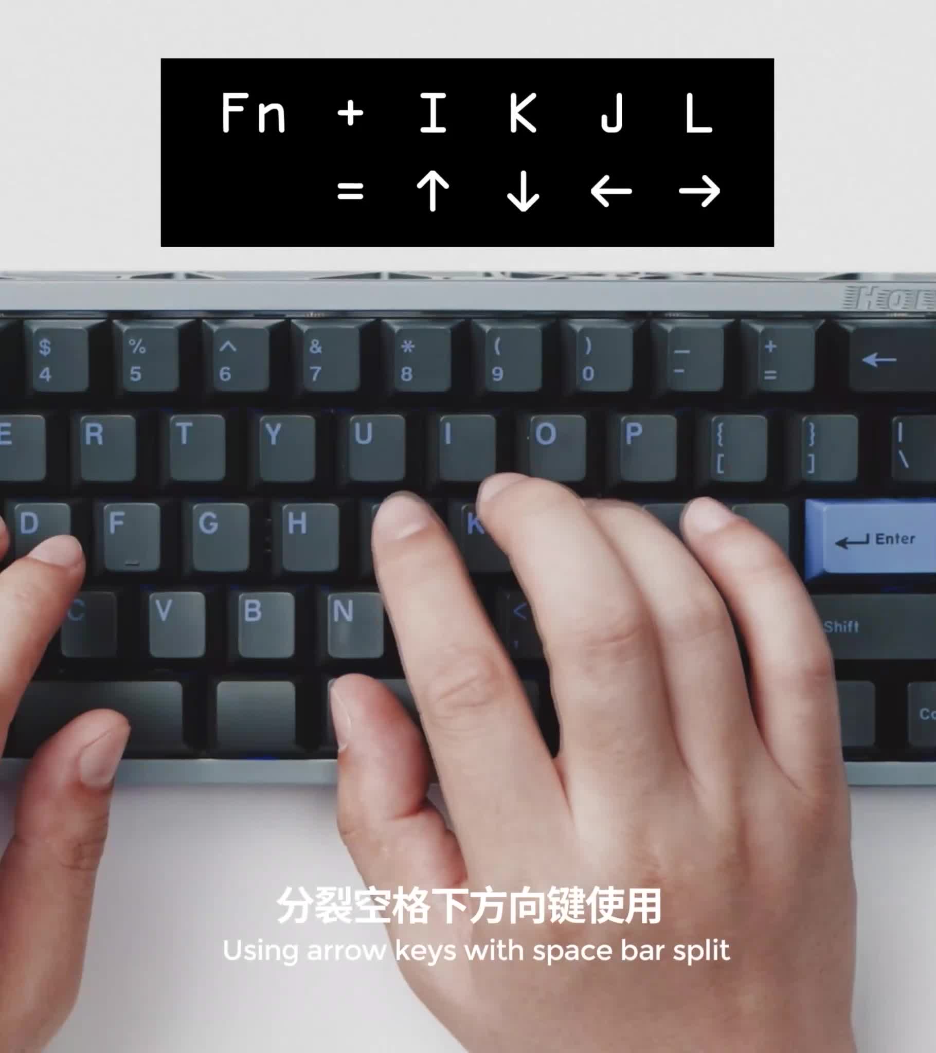 ATLAS 60 MOD - High-performance 60% layout Hall Effect keyboard